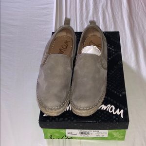 Sam Edelman’s Carrin, putty suede  spadrills